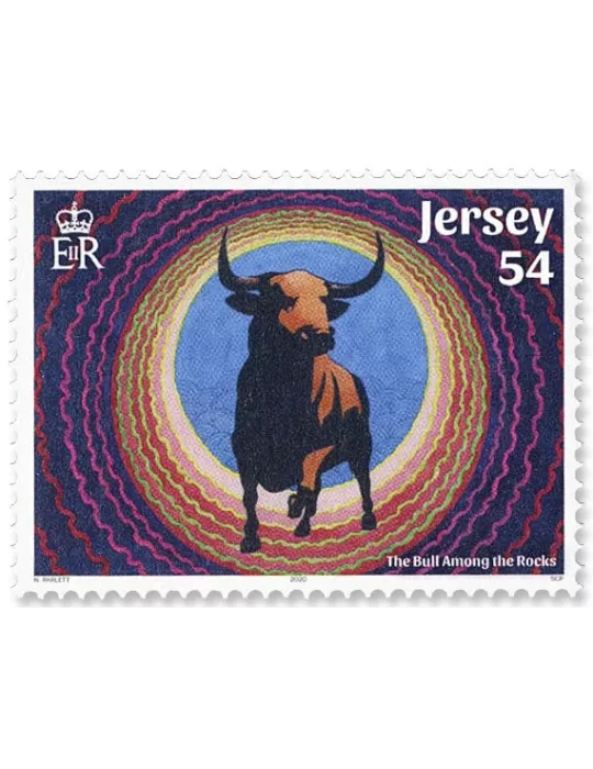 n° 2520/2525 - Timbre JERSEY Poste
