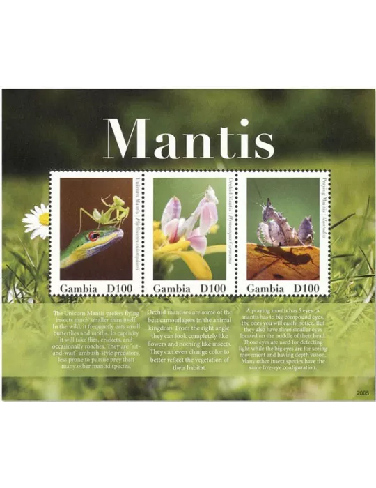 n° 6076/6078 - Timbre GAMBIE Poste