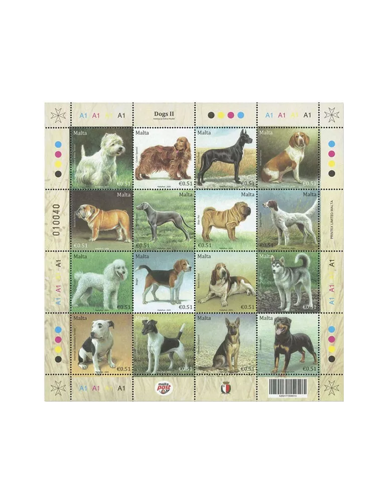 n° 2028/2043 - Timbre MALTE Poste