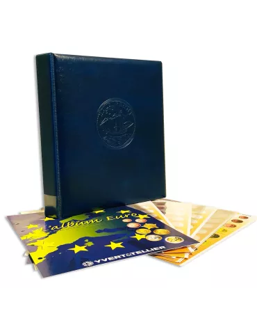 Album CARAVELLE MICRO ETATS : la reliure + Recharge Micro Etat (Andorre, Monaco, Saint-Marin et Vatican)