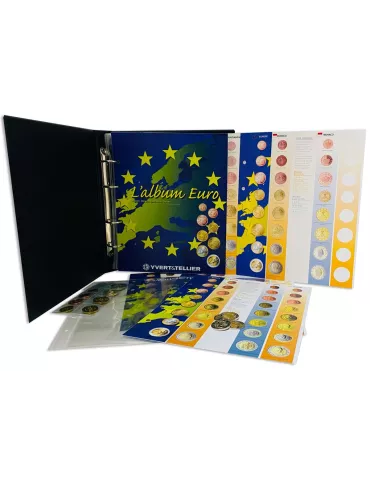 Album CARAVELLE MICRO ETATS : la reliure + Recharge Micro Etat (Andorre, Monaco, Saint-Marin et Vatican) 2