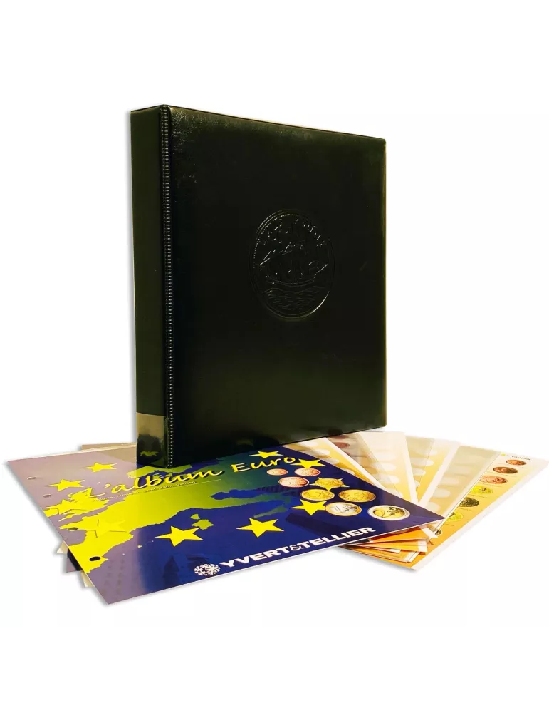 Album CARAVELLE MICRO ETATS : la reliure + Recharge Micro Etat (Andorre, Monaco, Saint-Marin et Vatican)