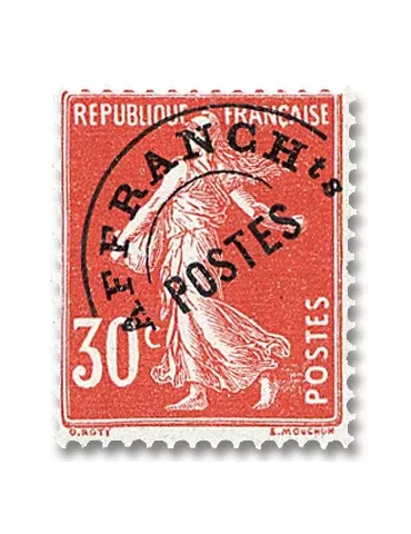 n° 58 - Timbre France Préoblitérés