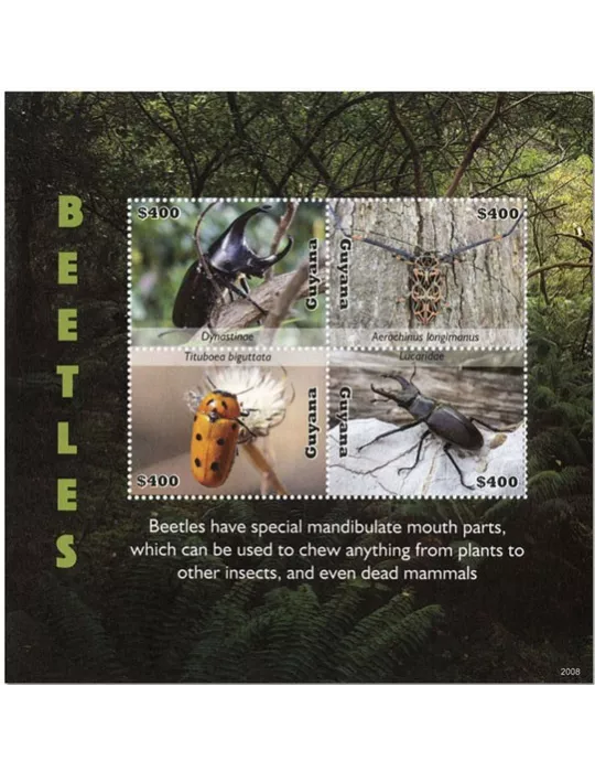 n° 7138/7141 - Timbre GUYANA Poste