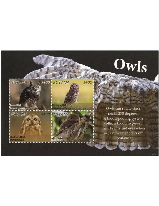 n° 7146/7149 - Timbre GUYANA Poste