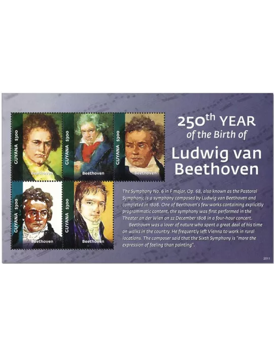 n° 7150/7154 - Timbre GUYANA Poste