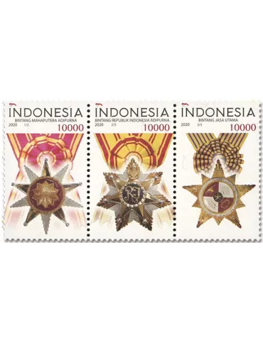 n° 3053/3055 - Timbre INDONESIE Poste