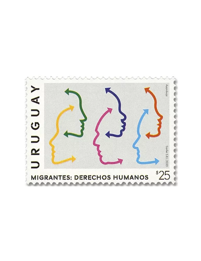 n° 3008 - Timbre URUGUAY Poste
