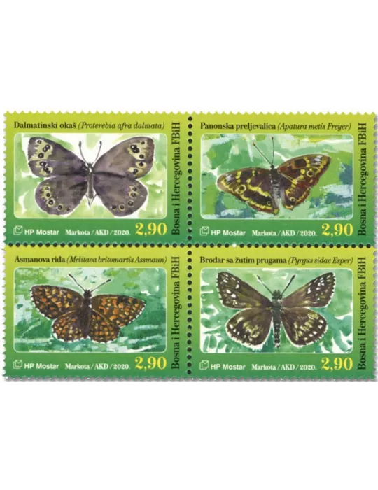 n° 511/514 - Timbre HERCEG-BOSNA Poste