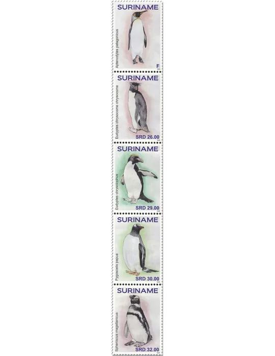 n° 2976/2980 - Timbre SURINAM Poste