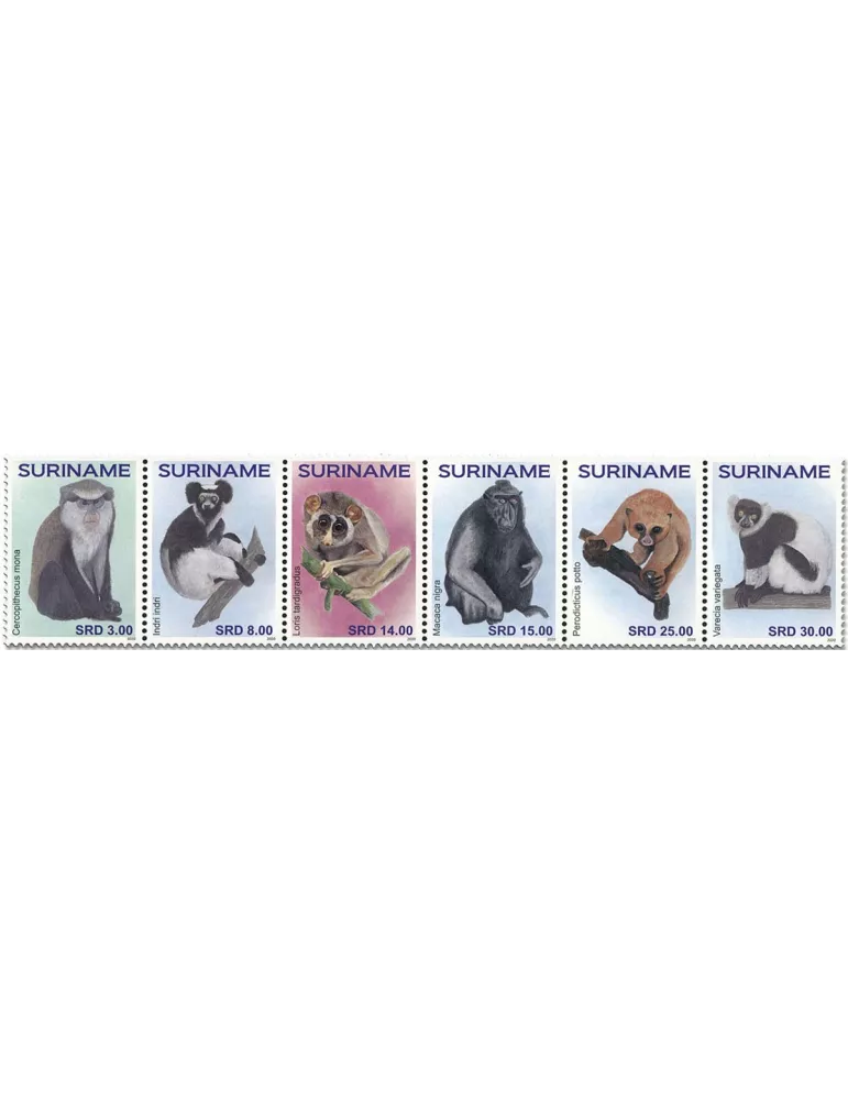 n° 2981/2986 - Timbre SURINAM Poste