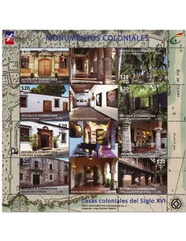 n° 2210/2217 - Timbre DOMINICAINE Poste