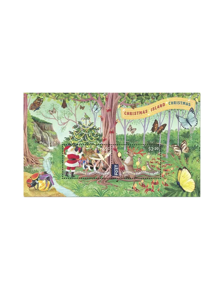 n° 73 - Timbre CHRISTMAS (ILE) Blocs et feuillets