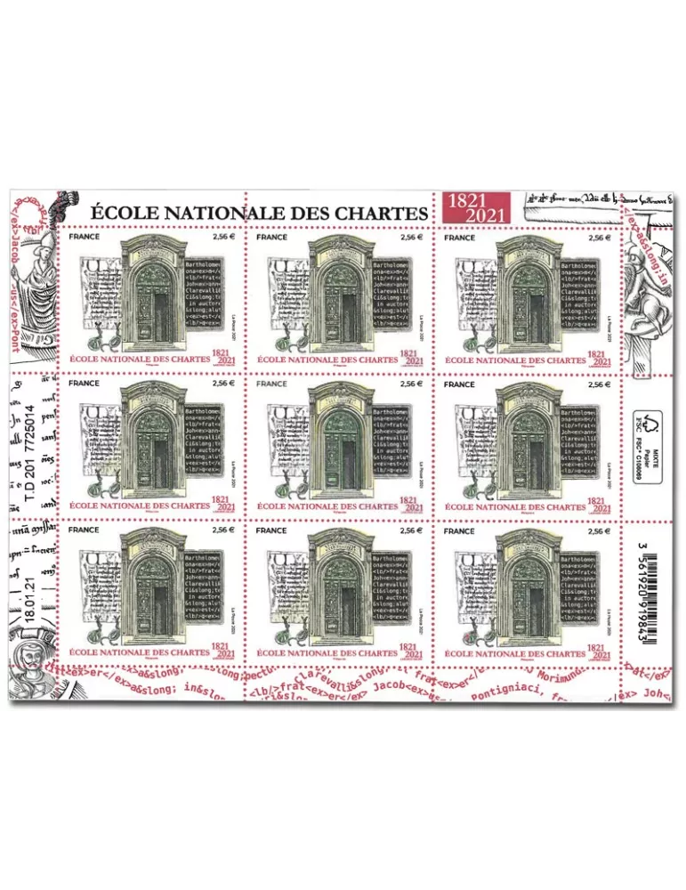 n° F14 - Timbre France Feuillets de France (n° 5472)