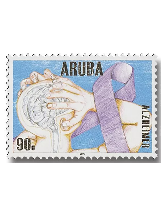 n° 1095/1098 - Timbre ARUBA Poste