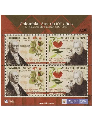 n° 2140/2141 (2 séries) - Timbre COLOMBIE Poste