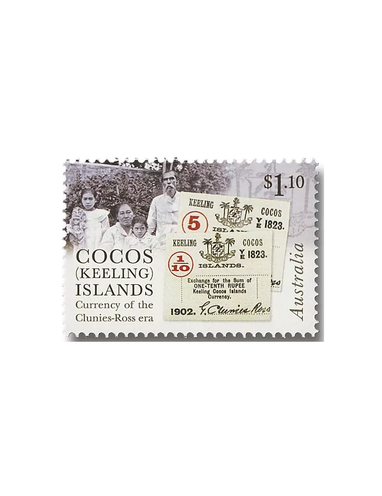 n° 524/527 - Timbre COCOS (ILES) Poste
