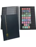 Classeur Fixe YVERT & TELLIER Perfecta – Timbres Souvenir De Paris – Petit Modèle, Pages Noires, 16p, Bleu
