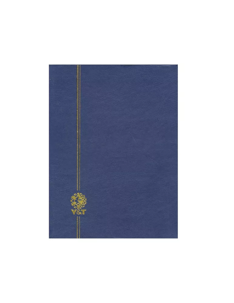 PERFECTA : Classeur fixe pour timbres (Grand modèle-Pages Noires-48p.)