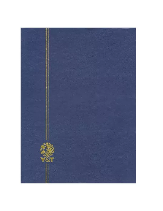 PERFECTA : Classeur fixe pour timbres (Grand modèle-Pages Noires-48p.)