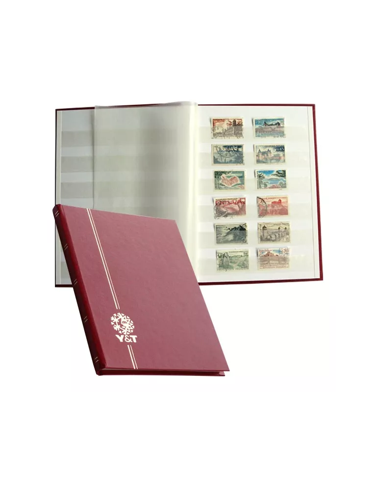 PERFECTA : Classeur fixe pour timbres (Petit modèle-Pages Blanches-16p.)