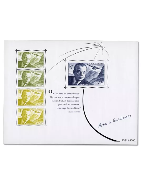 n° F89 - Timbre France Poste aérienne (EMISSION SPECIALE ANTOINE DE SAINT EXUPERY)