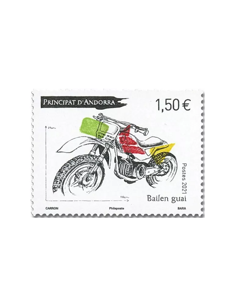 n° 858 - Timbre ANDORRE Poste