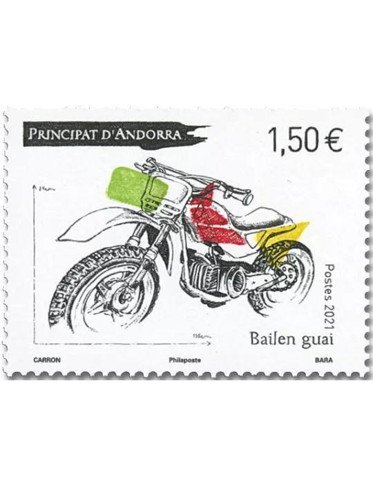 n° 858 - Timbre ANDORRE Poste