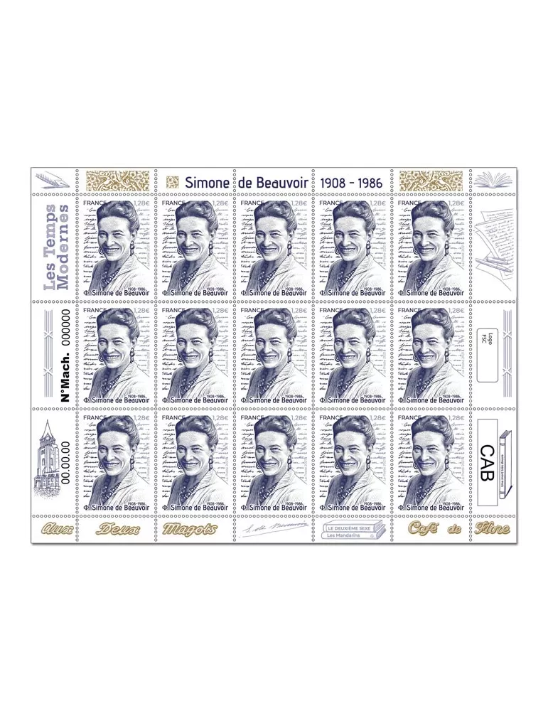 n° F16 - Timbre France Feuillets de France (n° 5474)