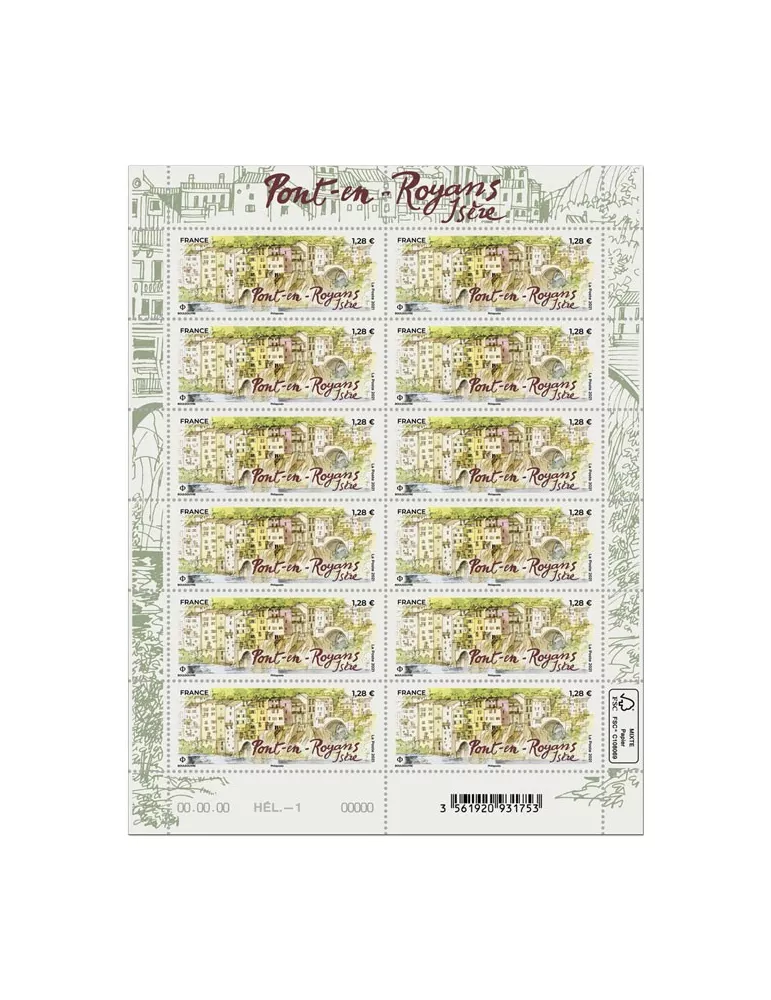 n° F19 - Timbre France Feuillets de France (n° 5481)