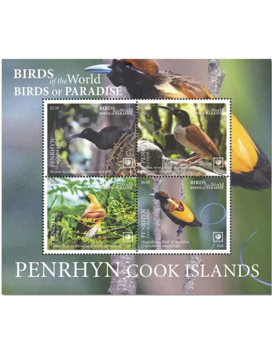 n° 135 - Timbre PENRHYN Blocs et feuillets