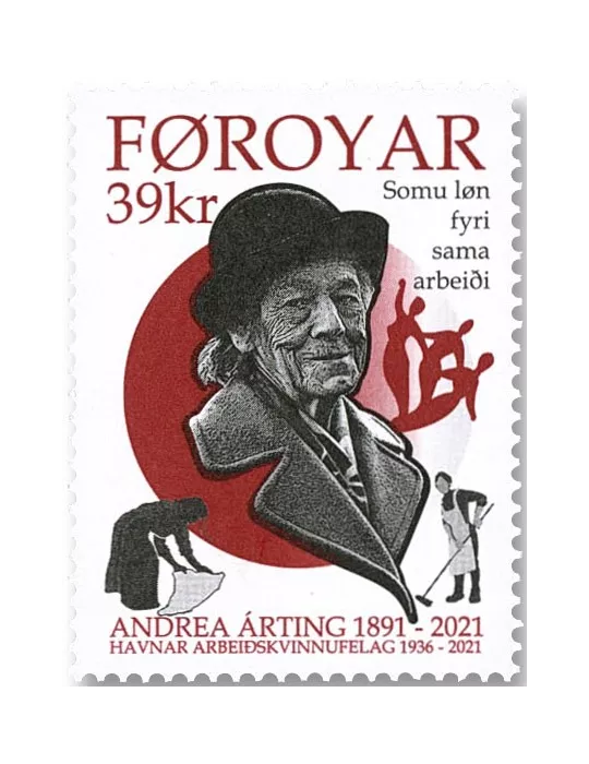 n° 1006 - Timbre ILE FEROE Poste