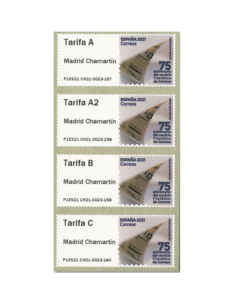 n° 169 - Timbre ESPAGNE Timbres de distributeurs