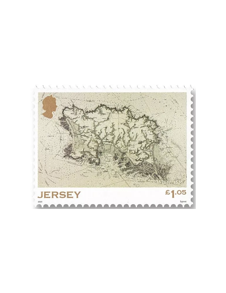 n° 2537/2541 (+ le n° 2536) - Timbre JERSEY Poste