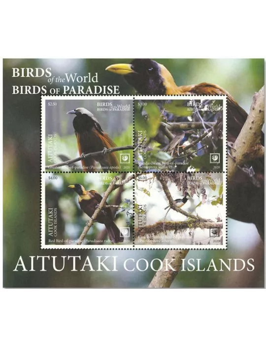 n° 126 - Timbre AITUTAKI Blocs et feuillets