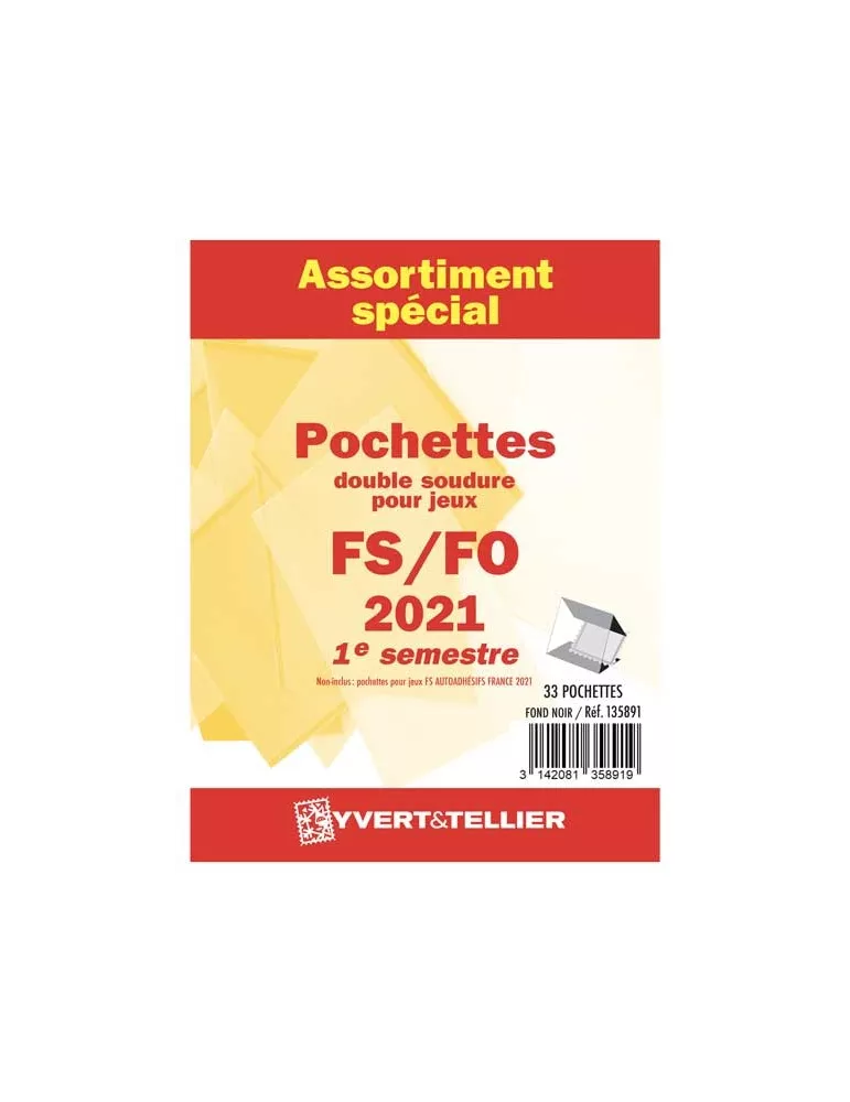 Assortiment de pochettes (double soudure) : 2021 - 1er semestre