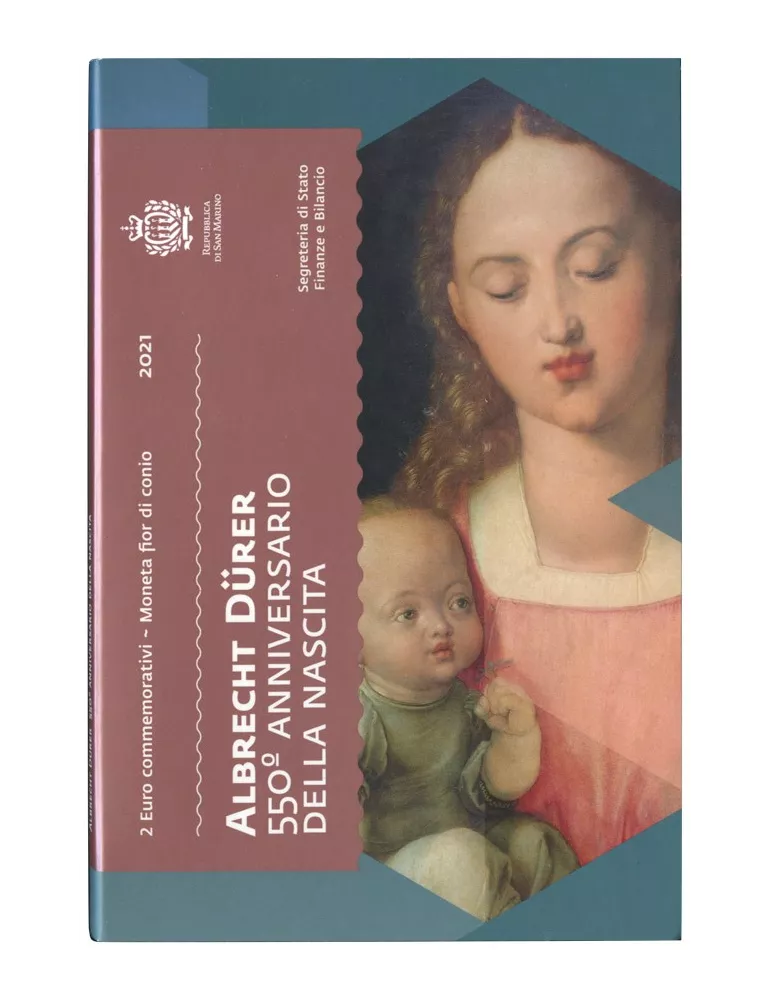 BU : 2 EURO COMMEMORATIVE 2021 : SAINT-MARIN (550 ans de la naissance d'Albrecht Durer)