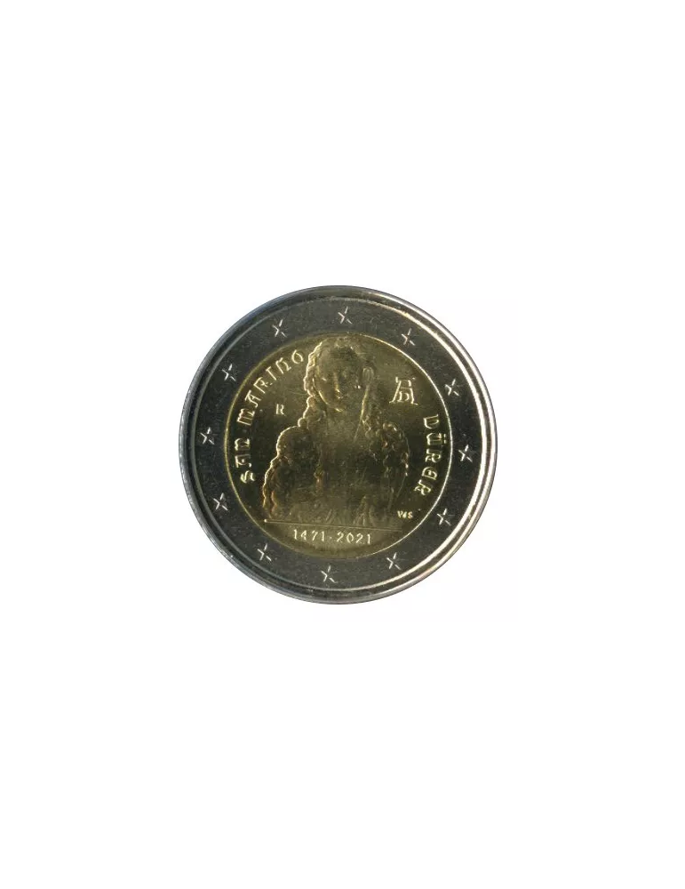 BU : 2 EURO COMMEMORATIVE 2021 : SAINT-MARIN (550 ans de la naissance d'Albrecht Durer)