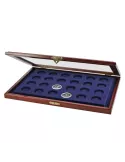 VITRINE EN BOIS (35 PIECES DE 2€ SOUS CAPSULES) - SAFE®