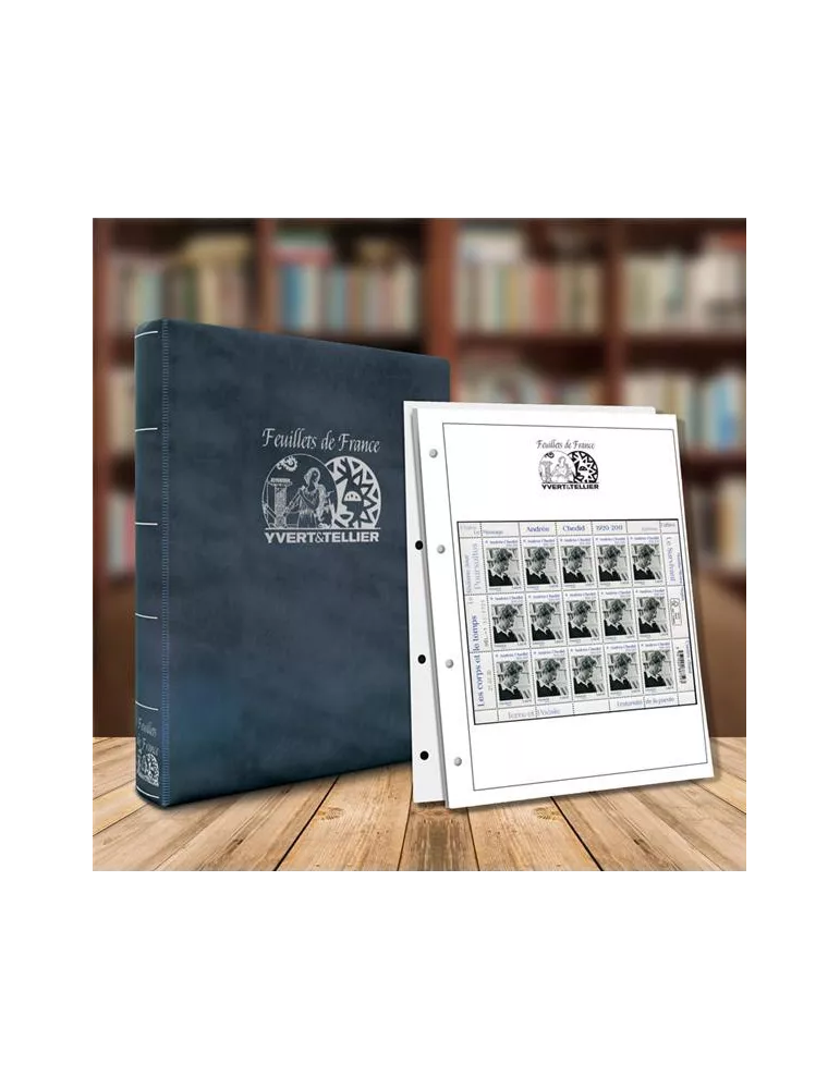 Album INITIA (Bleu) Feuillets de France