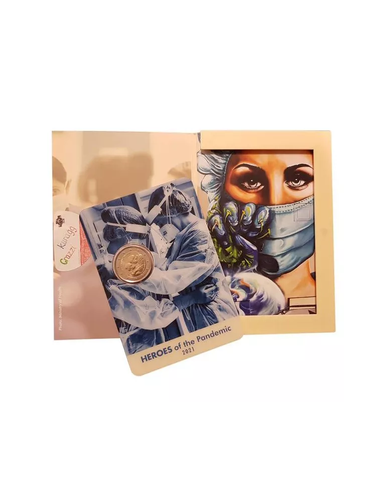 BU : 2 EURO COMMEMORATIVE 2021 : MALTE (Héros de la pandémie)
