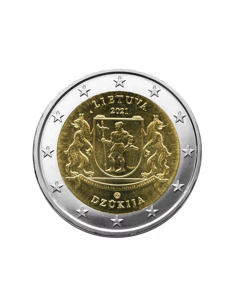 2 EURO COMMEMORATIVE 2021 : LITUANIE (Région historique de Dzukija)