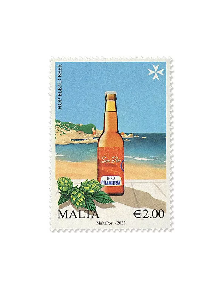 n° 2105/2107 + le n° 2104 - Timbre MALTE Poste