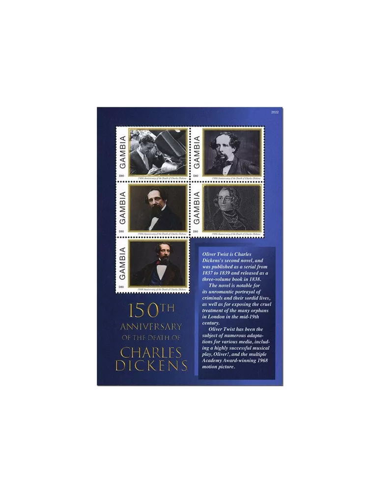 n° 6131/6135 - Timbre GAMBIE Poste