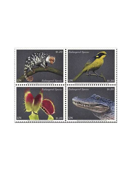 n° 1724/1727 - Timbre ONU NEW YORK Poste