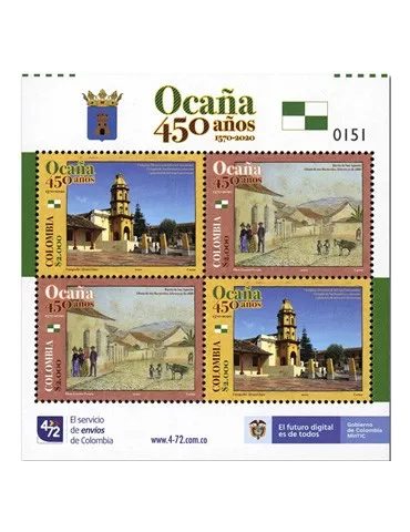 n° 2181/2182 (x2) - Timbre COLOMBIE Poste