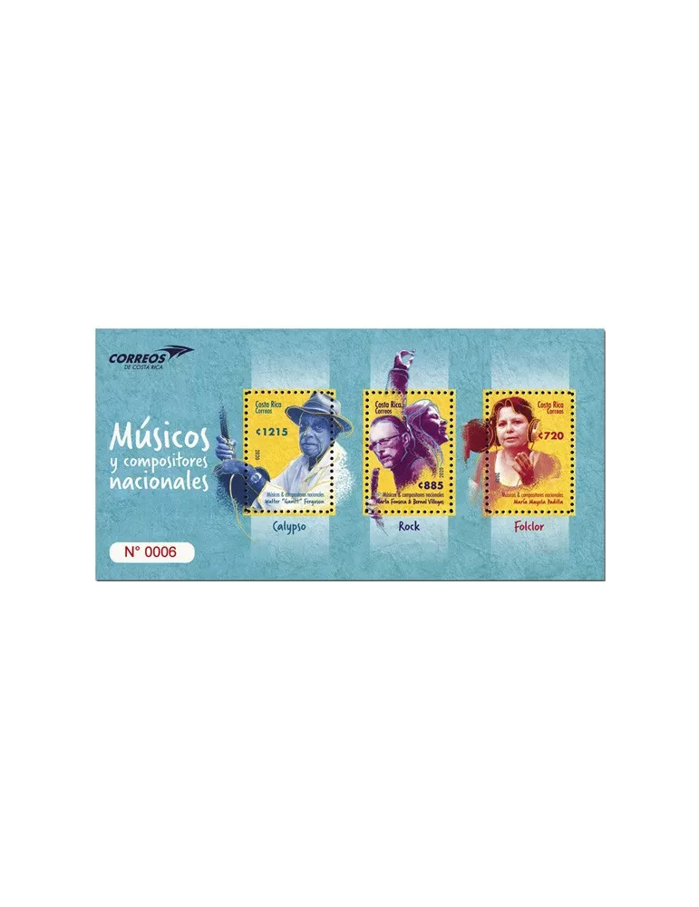 n° 79 - Timbre COSTA RICA Blocs et feuillets