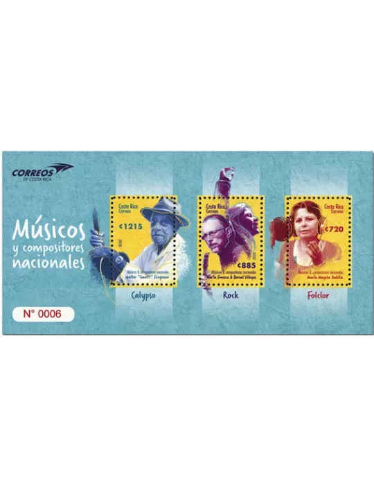 n° 79 - Timbre COSTA RICA Blocs et feuillets