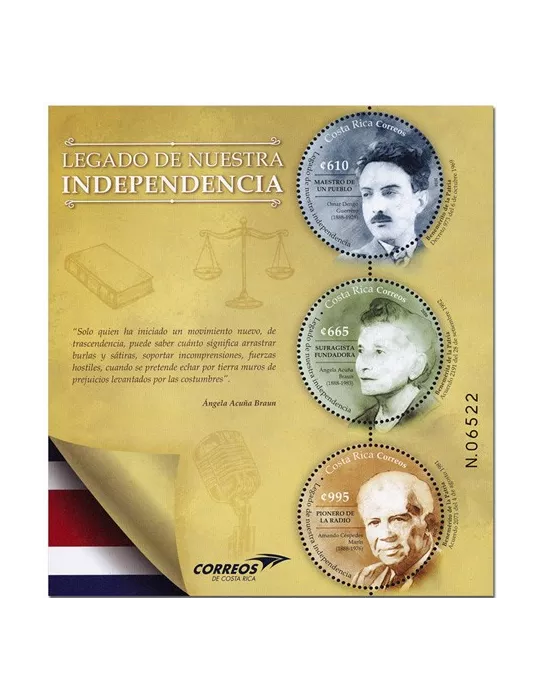 n° 82 - Timbre COSTA RICA Blocs et feuillets