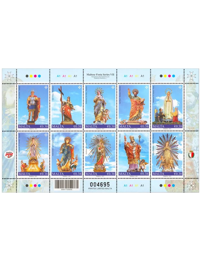 n° 2131/2140 - Timbre MALTE Poste